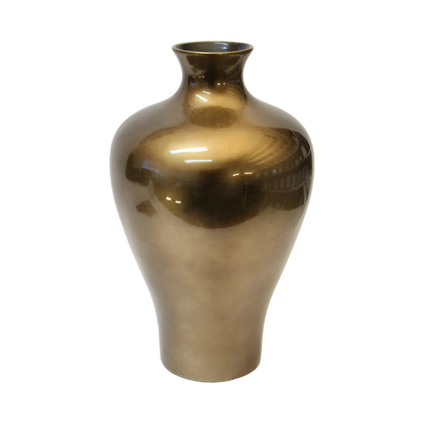 Lacquer vase – Large Size- Bronze Silver (46cm)