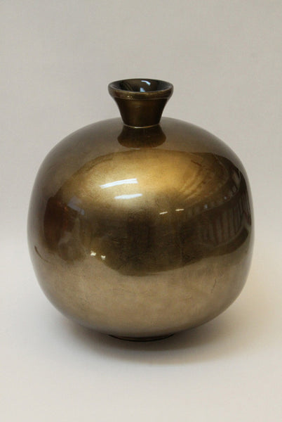 Lacquer vase – Small – Bronze Silver (36cm)