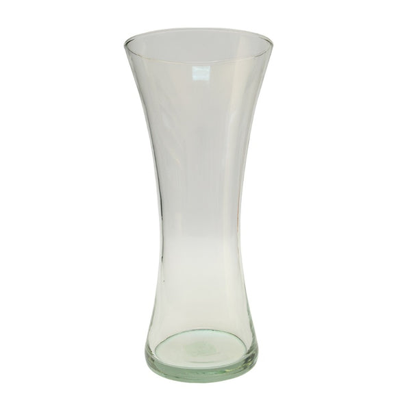 Glass Vase Small – Light Green Glass (13.5cm x 30cm)