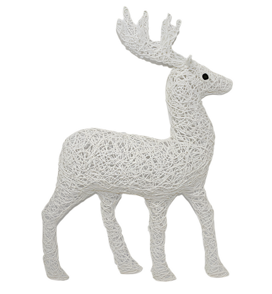 Christmas Decoration Deer Hanging White