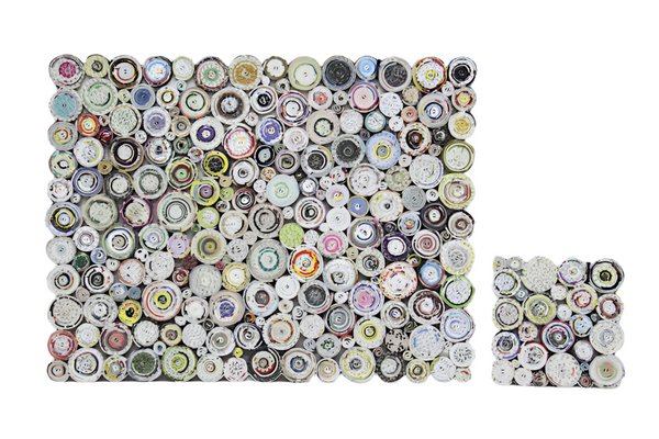 Coaster Paper Circle Square set of 4
