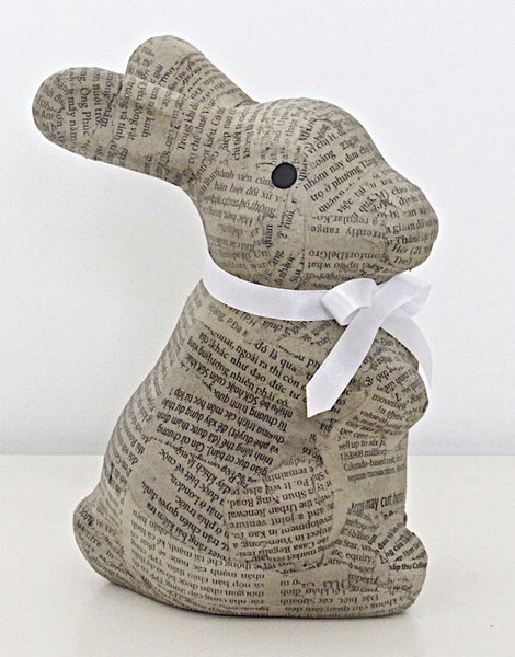 Rabbit Recycled Newspaper