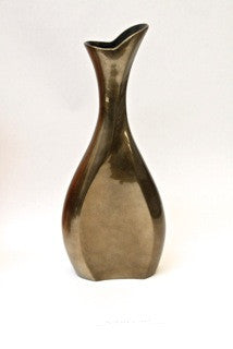 15 PL5354-147 Lacquer vase-Bronze Silver