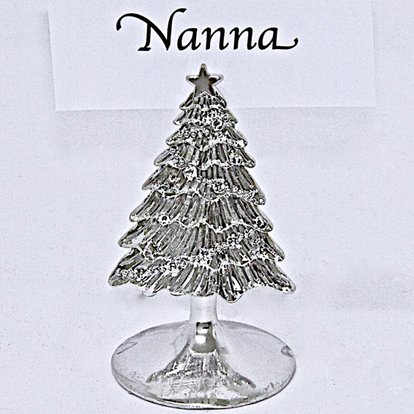 Christmas Decoration Tree Place Card Holder