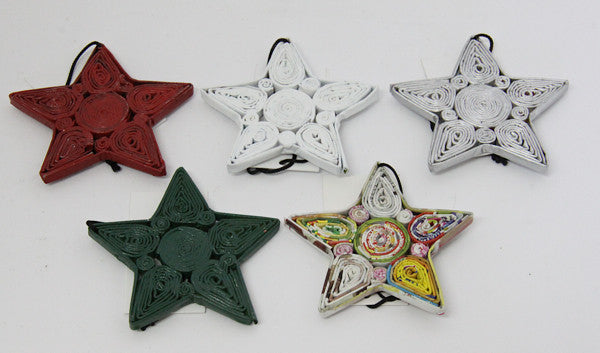 Christmas Ornament Star All Colours