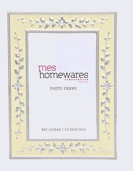 Photo Frame Square Face Leave border 4×6