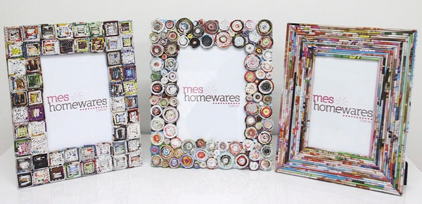Photo Frame Paper Rounds Multicolour