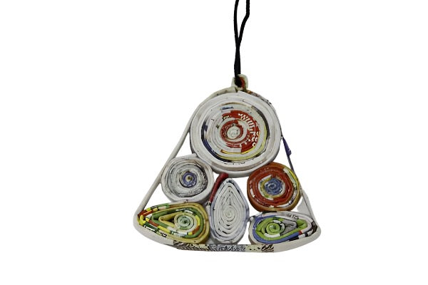 Christmas Decoration Paper Bell Multicolor 1