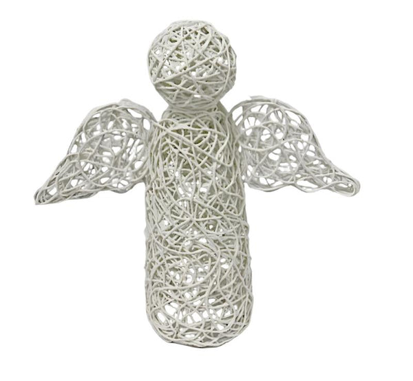 Christmas Decoration Angel Standing White