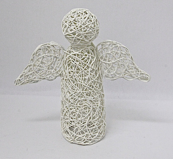 Christmas Decoration Angel Standing White