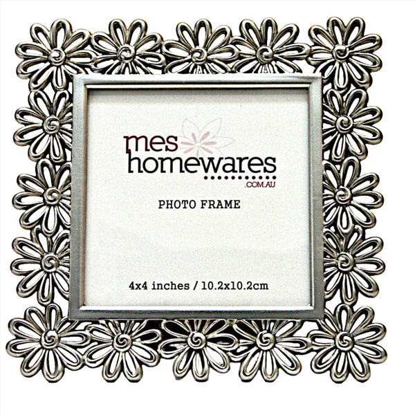 Photo Frame Square Flower 4×4