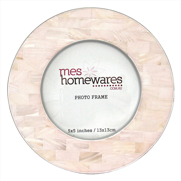 Photo Frame Mother of Pearl – Pink 5×5
