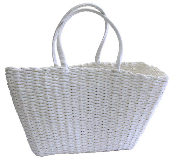 Best Beach Basket &#8211; Big Square White 1