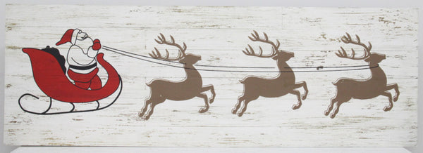 Wall Decor Santa Claus and reindeer 1
