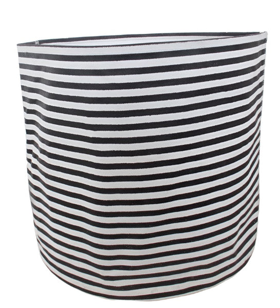 Bag - Large Black and White Stripe