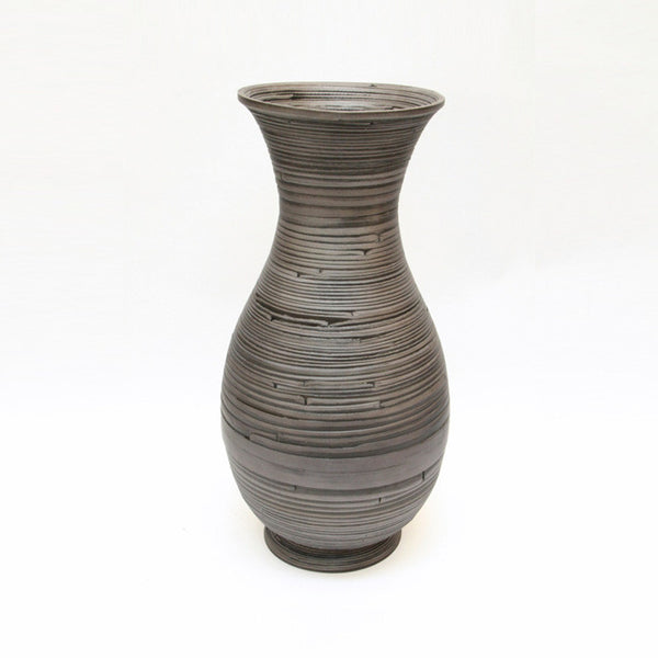 Raw Matte Black Bamboo Vase – Original (48.5cm)