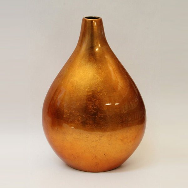 Lacquer vase – Orange Silver (43cm)