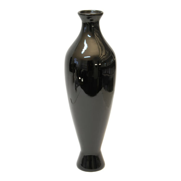 Lacquer vase – Small Size – Black Lacquer (45cm)