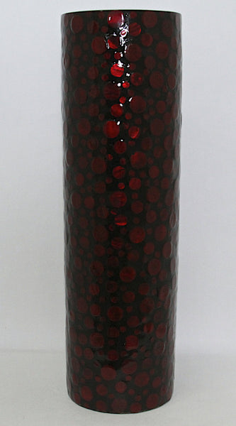 Vase Mother of Pearl Red