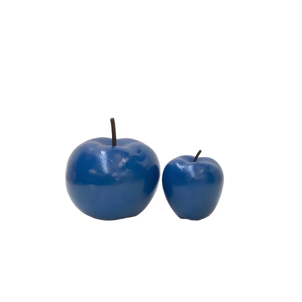 Apple Figurine Blue Set of 2