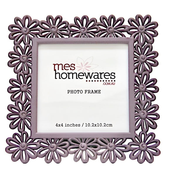 Photo Frame Square Flower 4×4