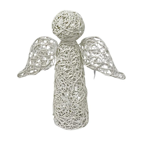 Christmas Decoration Angel Standing White