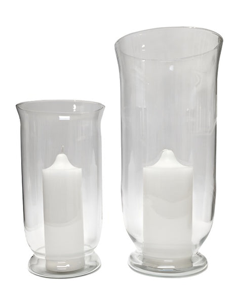 Hurricane Vases Small and Large